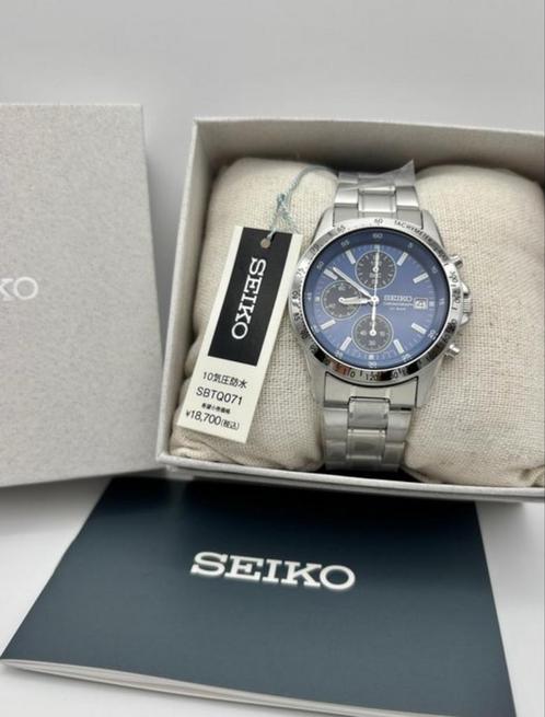 Seiko Spirit SBTQ071 Chronograaf - Nieuw in doos full set, Sieraden, Tassen en Uiterlijk, Horloges | Heren, Nieuw, Polshorloge