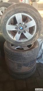 16inch BMW E60/E61 zomerset 225/55R16, Gebruikt, 16 inch, Banden en Velgen, Ophalen of Verzenden