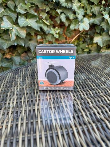 Castor wheels | set van 4 | nieuw! beschikbaar voor biedingen