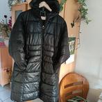 Heerlijk jas met capuchon mt 42 en zakken, rits goed, Ophalen of Verzenden, Zo goed als nieuw, Zwart
