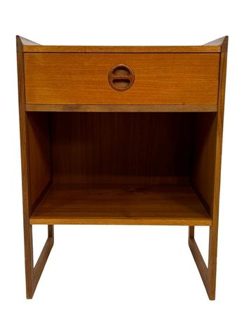 Vintage Arne Wahl Iversen bijzettafel Nachtkastje 60's teak beschikbaar voor biedingen