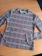 Top met lange mouw met kleuren camel/ bruin zwart en wit, Kleding | Dames, Tops, Maat 38/40 (M), Ophalen of Verzenden, Zo goed als nieuw