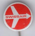 Swissair blik vliegmaatschappij speldje ( E_085 ), Verzamelen, Transport, Speldje of Pin, Zo goed als nieuw, Verzenden