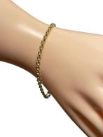 14 Karaat Gouden Jasseron Schakel Armband - 19 cm / 3,5 mm, -, -, Nieuw, Ophalen of Verzenden