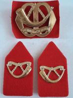 Setje emblemen R.I.  Menno van Coehoorn, Verzamelen, Militaria | Algemeen, Ophalen of Verzenden, Landmacht, Nederland, Embleem of Badge