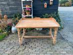 Houten Bureau / Tafel, wit en blank, Huis en Inrichting, Tafels | Eettafels, Ophalen, Gebruikt, 50 tot 100 cm, 150 tot 200 cm