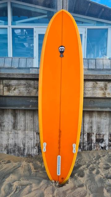 Mark Phipps One Bad Egg 7'0" - midlength incl sok & leash beschikbaar voor biedingen