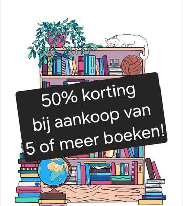50% korting bij aankoop van 5 of meer boeken! beschikbaar voor biedingen
