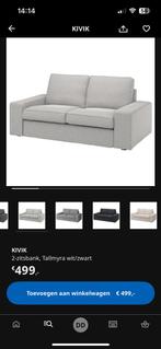 Kivik bankstel, grijs, Huis en Inrichting, Ophalen, Gebruikt, 150 tot 200 cm, Tweepersoons