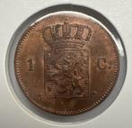 Nederland. Willem III. 1 Cent 1876. Sch 693-1, Postzegels en Munten, Munten | Nederland, Ophalen of Verzenden, Koning Willem III