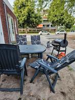 Antraciet tuinset compleet, Ophalen, Gebruikt