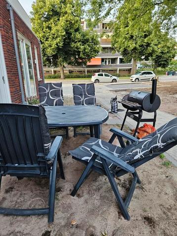 Antraciet tuinset compleet  beschikbaar voor biedingen