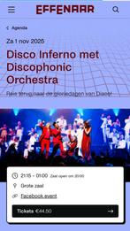 Disco Inferno, Tickets en Kaartjes, Twee personen, November