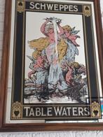 Vintage barspiegel Schweppes Table Waters., Ophalen, Rechthoekig, Minder dan 50 cm, Minder dan 100 cm