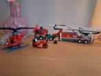 LEGO City Brandweerwagen 60216 + Motor + Helikopter, Kinderen en Baby's, Speelgoed | Duplo en Lego, Ophalen of Verzenden, Zo goed als nieuw