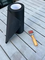 Epdm folie breed 30 cm restant en aandrukrol, Overige materialen, Zwart, Overige typen, Ophalen of Verzenden
