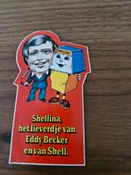 Shellina  Stickers Eddy Becker/Chiel Montagne/Lex Hardin, Ophalen of Verzenden, Gebruikt, Reclamebord