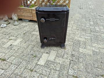 antiek bruin emaille werkplaats alles brander kachel beschikbaar voor biedingen