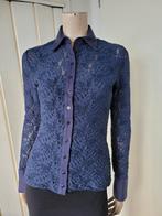 Anne Fontaine blouse kant blauw maat M/38, Kleding | Dames, Blouses en Tunieken, Maat 38/40 (M), Ophalen of Verzenden, Zo goed als nieuw