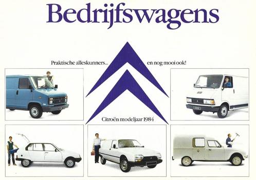 Folder Citroen bedrijfswagens 1984, Boeken, Auto's | Folders en Tijdschriften, Zo goed als nieuw, Citroën, Ophalen of Verzenden