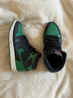 Jordan 1 High Pine Green Black, Gedragen, Sneakers of Gympen, Nike, Zwart