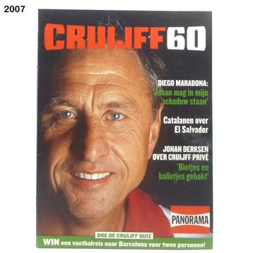Johan Cruijff memorabilia MAGAZINES per STUK te koop beschikbaar voor biedingen