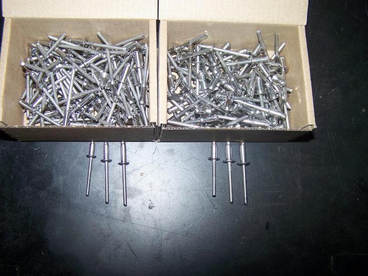 rvs popnagels, Doe-het-zelf en Verbouw, IJzerwaren en Bevestigingsmiddelen, Nieuw, Minder dan 50 mm, Rvs, Ophalen of Verzenden