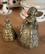 Antieke Koperen Bellen - Dame Figuren, Antiek en Kunst, Antiek | Koper en Brons, Ophalen of Verzenden, Koper