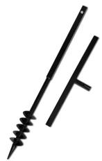 Grondboor schroefboor boor + handvat 80 mm GRATIS BEZORGD!, Verzenden, Nieuw, Grondboor