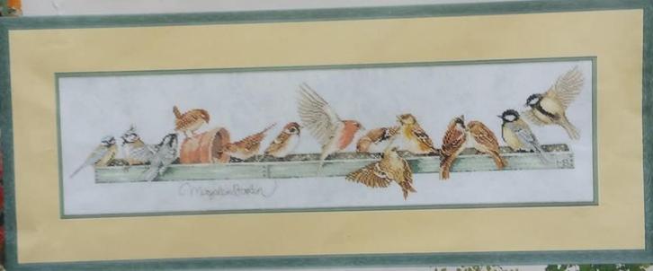 Borduurpakket Marjolein Bastin Lanarte 34287 Vogel voederpla, Hobby en Vrije tijd, Borduren en Borduurmachines, Nieuw, Borduurpakket