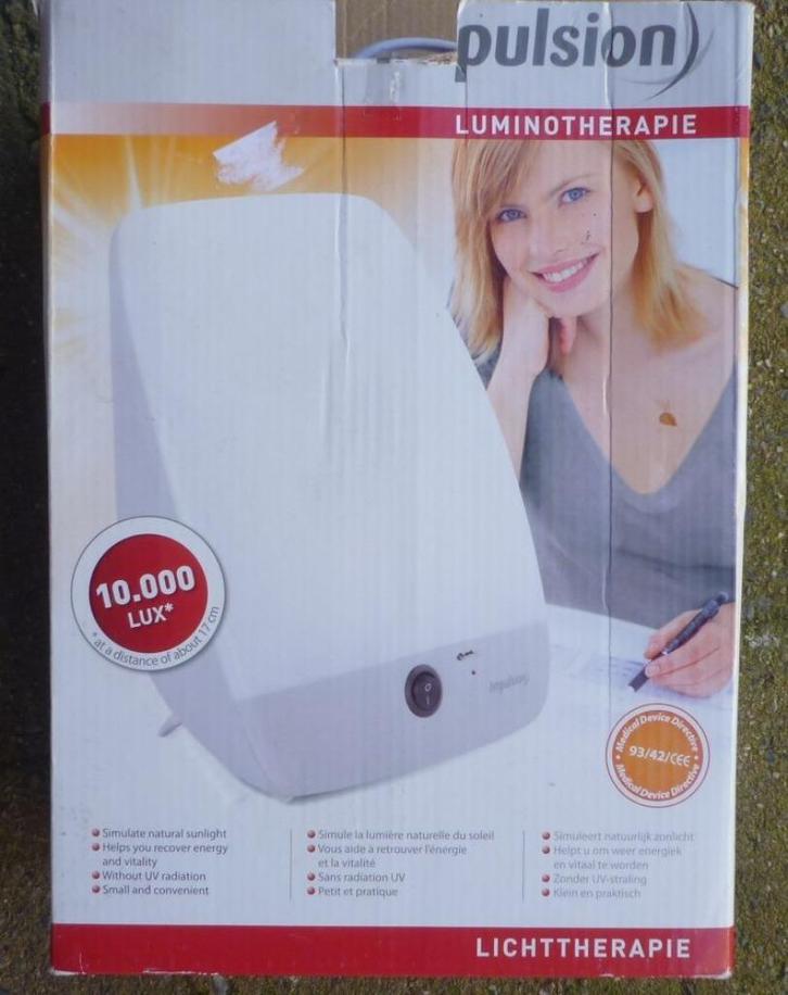 Winterdepressie of Winterdip ? doe LUMINOTHERAPIE, Sport en Fitness, Gezondheidsproducten en Wellness, Zo goed als nieuw, Overige typen