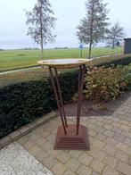 Metalen zuil met schaal., Huis en Inrichting, Woonaccessoires | Zuilen en Pilaren, Ophalen of Verzenden, Zo goed als nieuw