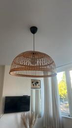 Hanglamp riet rotan ibiza, Ophalen of Verzenden, Zo goed als nieuw, Minder dan 50 cm