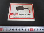 sticker OK olie-onderzoek cebeco handelsraad rotterdam, Ophalen, Zo goed als nieuw, Bedrijf of Vereniging