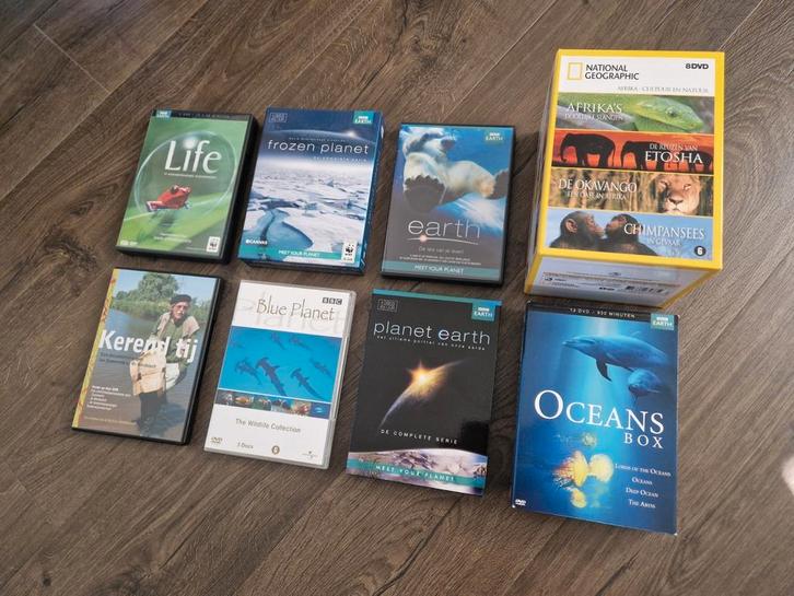 Aangeboden: verschillende natuurdocumentaires, Cd's en Dvd's, Dvd's | Documentaire en Educatief, Zo goed als nieuw, Natuur, Alle leeftijden