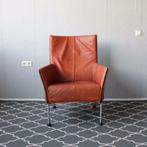 Twee Montis Charly cognac/bruin - rvs onderstel, Huis en Inrichting, Fauteuils, Niet ingevuld, Niet ingevuld, Leer, Ophalen of Verzenden