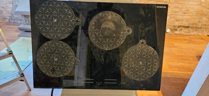 Inventum IK17735/01, Witgoed en Apparatuur, Kookplaten, Zo goed als nieuw, Inbouw, Inductie, 4 kookzones, Ophalen