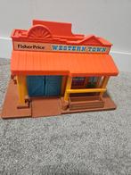 Vintage Fisher-Price Western Town – jaren ’70 / ’80, Kinderen en Baby's, Speelgoed | Fisher-Price, Ophalen of Verzenden, Gebruikt