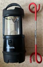 Varta dimbare led campinglamp met ophangbeugel, Caravans en Kamperen, Ophalen of Verzenden, Zo goed als nieuw