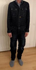 Heren denim jumpsuit, Blauw, Ophalen of Verzenden, Zo goed als nieuw, W33 - W34 (confectie 48/50)