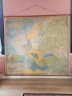 Vintage Schoolkaart Europa - Lunge & Stegman, Ophalen, Aardrijkskunde