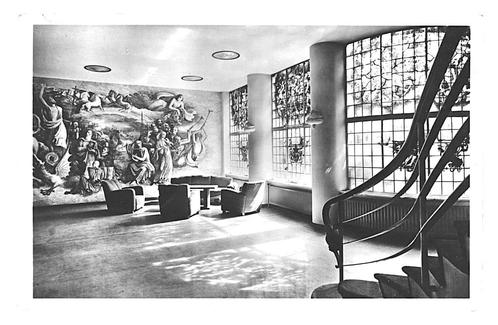 990258	Hilversum	KRO Studio	1949	Gelopen met postzegel, Verzamelen, Ansichtkaarten | Nederland, Gelopen, Noord-Holland, 1940 tot 1960