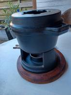 Vintage Gietijzeren fonduestel nooit gebruikt, Huis en Inrichting, Ophalen of Verzenden, Zo goed als nieuw, Gietijzer