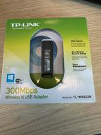 TP-link wireless n usb adapter 300 Mbps, Ophalen of Verzenden, Zo goed als nieuw