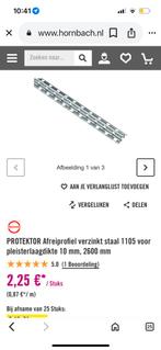 Stucadoor afreiprofiel 8 stuks, Ophalen of Verzenden, Nieuw, Overige typen