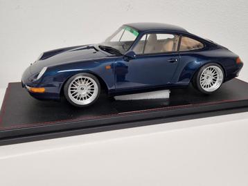1:12 Schaal porsche 911 993 Carrera met BBS LM Alu velgen ! beschikbaar voor biedingen