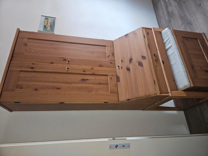 Hemnes secretaire Ikea met bankje, Huis en Inrichting, Kasten | Secretaires, Gebruikt, Ophalen