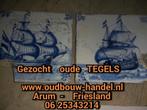 Gezocht tegels oude / antieke tegels witjes blauw inkoop, Ophalen