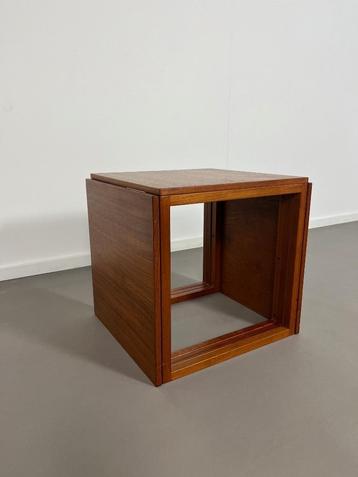 Cube nesting tables,Kai Kristiansen,Vildbjerg Denmark 1960 beschikbaar voor biedingen