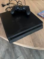 Playstation 4 + 1 controller + 5 games, Spelcomputers en Games, Ophalen, Zo goed als nieuw, Met 1 controller, Slim